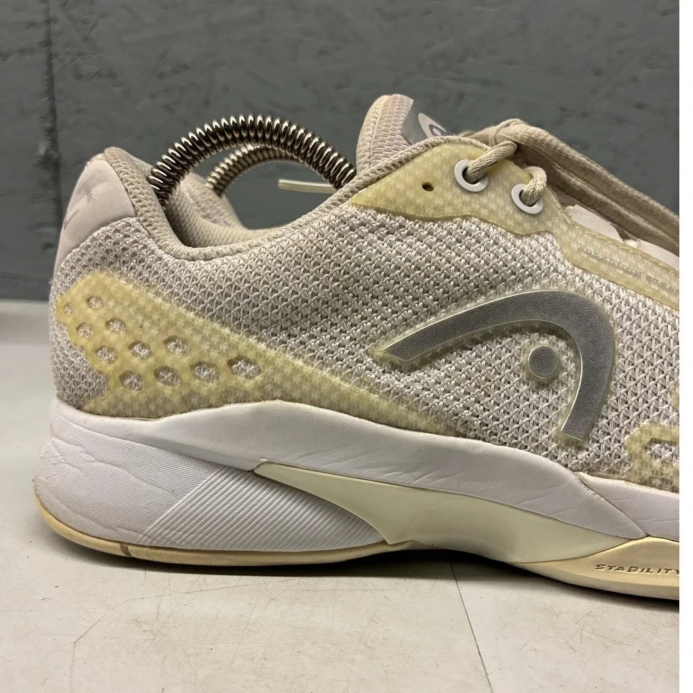 Head Revolt Pro 3.0 Tennis Shoes Performance Womens Size 9 White Cream Sneakers